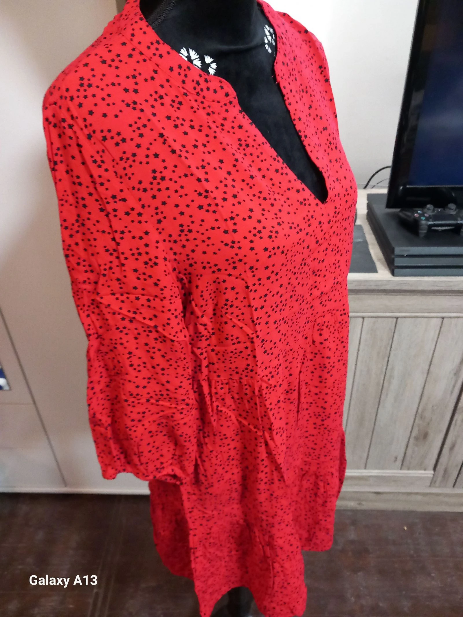 Vestido Yessica – Rojo Estrellado - Talla M – photo 3